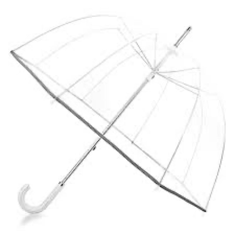  52 Inch Large Dome Rain Windproof Stick Umbrell