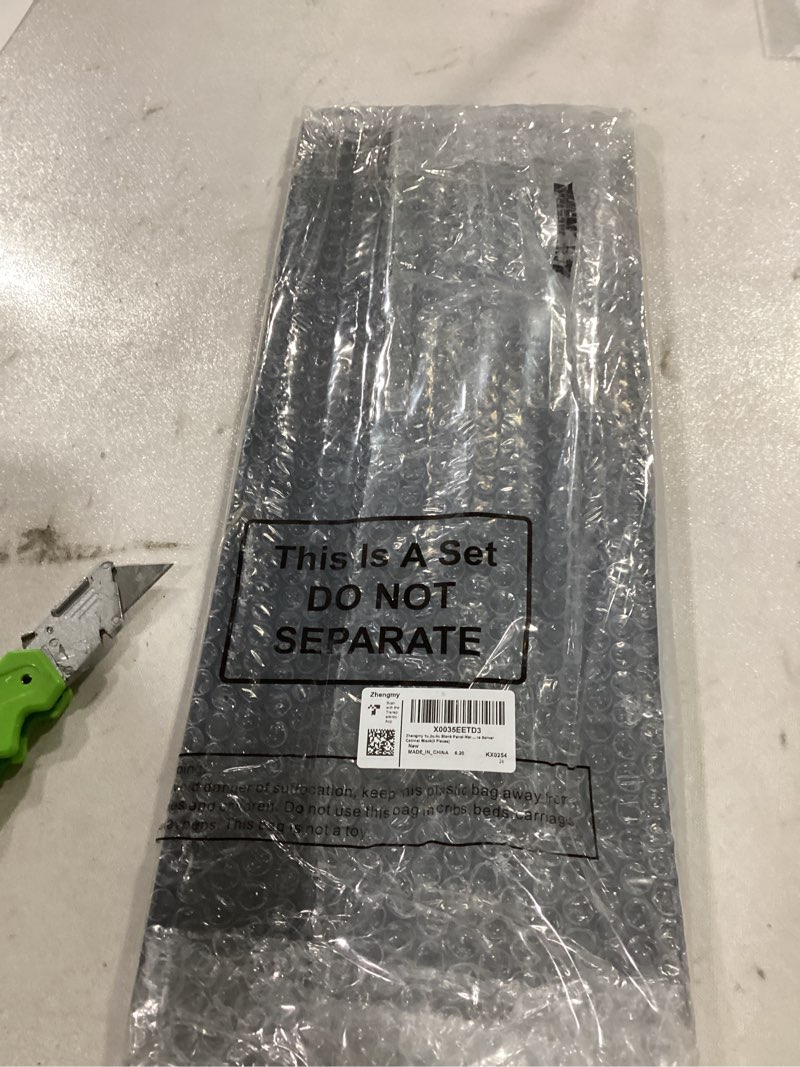 Condition photo showing New/Like New for Zhengmy 1u,2u,4u Blank Panel Metal Rack Mount Filler Mount Panel Spacer 19 Inches Rack Blanking Kit for Enclosure Server Cabinet Black(3 Pieces)