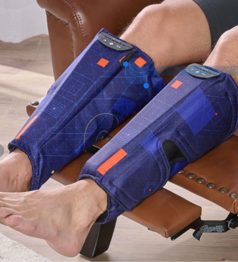 The Cordless Circulation Improving Calf Wraps