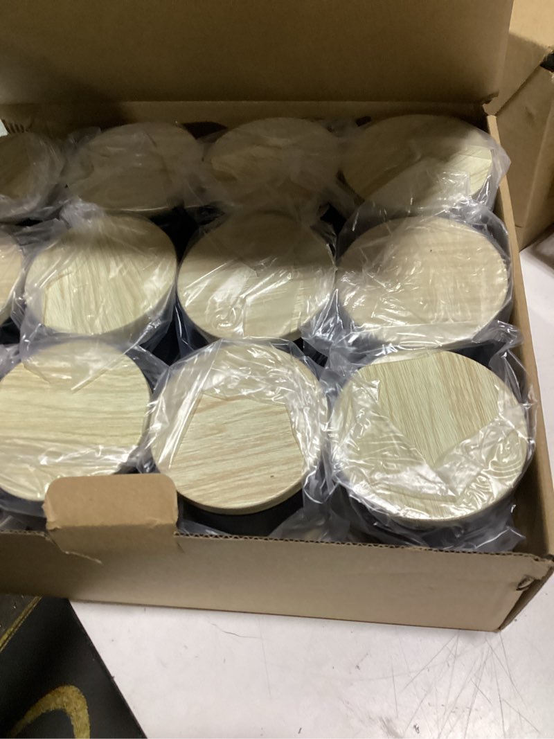 Aroparc Candle Tins 8oz with Lids, 24 Pack Seamless Candle Containers for Candle Making Supplies Emp