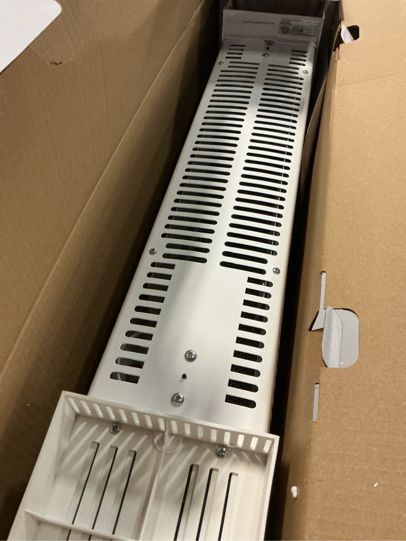 Condition photo showing Good Condition for Comfort Zone 1 500-Watt Convection Baseboard Heater with Silent Operation  White