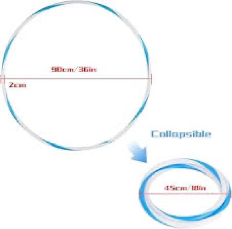 36in LED Hoop Dance Exercise Light Up Hoops for Kids Adults Children, Fitness Equipment Weight Loss 