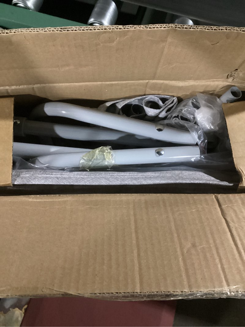 Condition photo showing Good Condition for Baby Changing Table, Versatile Portable Folding Changing Table, Waterproof Diaper Changing Station with Waste Basket, Adjustable Height with 2 Drawers, Baby Changing Station for Infant and Newborn Light Grey