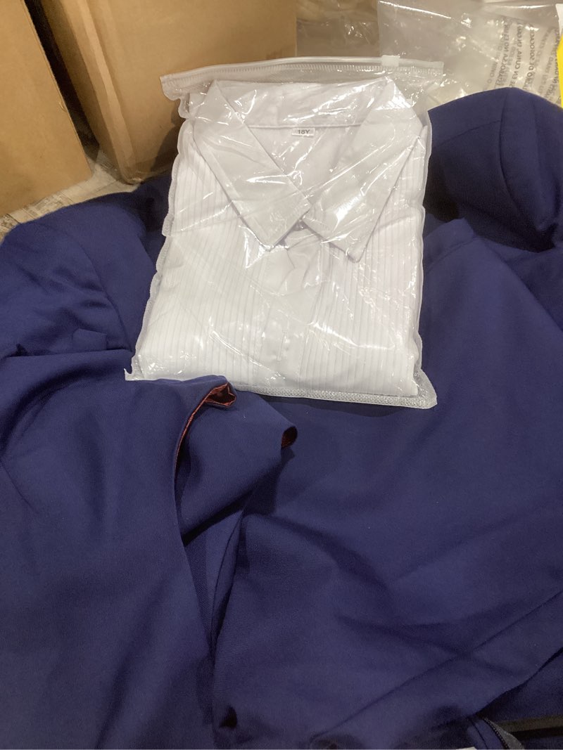 Condition photo showing Good Condition for yuanlu suits for boys ring bearer outfit formal vest and pants suit for boy wedding suits set 5   piece 18y
