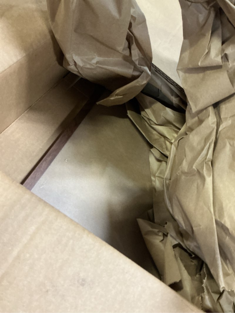 Condition photo showing Good Condition for upsimples 16x20 picture frame, display pictures 11x14 with mat or 16 x 20 without, wall hanging poster frame, brown, 1 pack brown 16x20