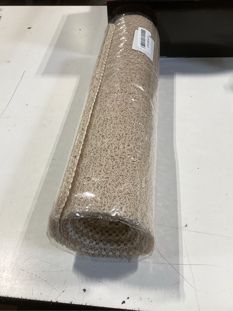 Condition photo showing New/Like New for non-slip shower mat bathtub mat for bath tub,anti slip bath tub mat,floor mat,soft pvc loofah bathroom mats,foot scrubber mat,quick drying easy cleaning mats for wet areas?40 * 16 beige? beige 40" x 16" (rectangular)