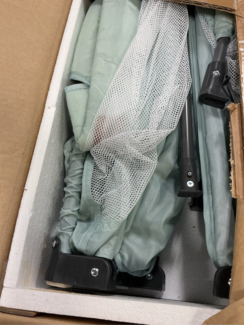 Condition photo showing Good Condition for foldable baby playpen 50x50inch, itilike playpen for babies and toddlers with 50 pcs ocean balls & 2 handles, indoor & outdoor kids safety play pen area, portable travel play yard,mint green gen b -green 50x50 inch with ocean balls