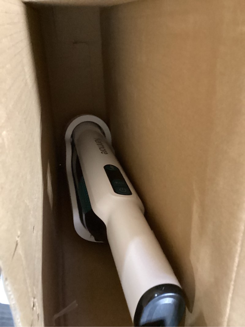 Condition photo showing As Is for Kenmore HV3005 11.1V Brushless Cordless Handheld Vacuum Cleaner Lightweight Versatile and Portable Hand Vac Powerful Suction with 2-Speed Power Control for Pet Hair, One-Touch Empty for Car & Home