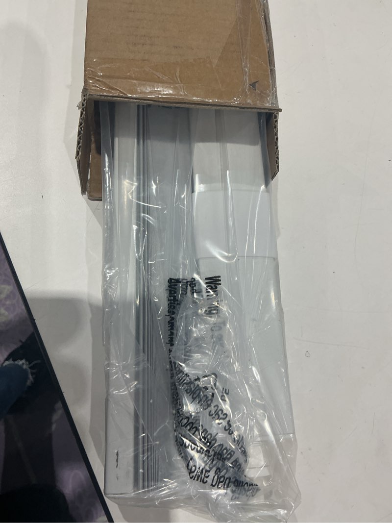 Condition photo showing Good Condition for lazblinds no tools no drill cordless cellular shades, blackout light blocking honeycomb shades for home, thermal insulation blinds for windows, 35" w x 36" h, white blackout-white 35" w x 36" h