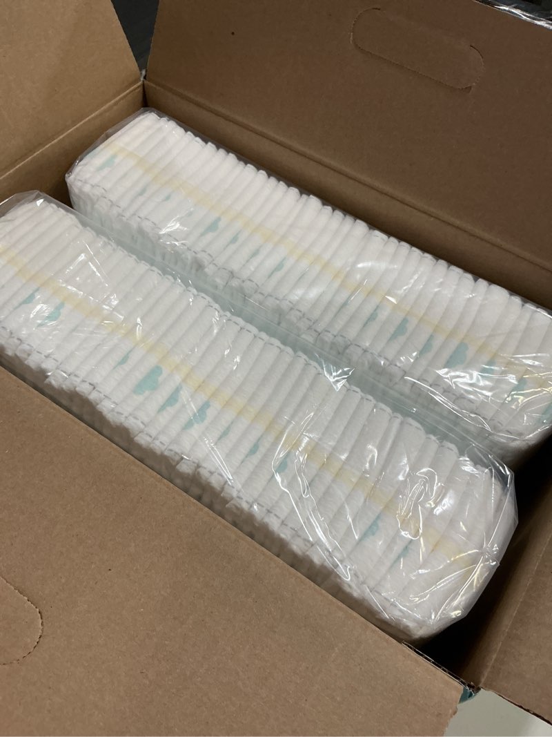 Condition photo showing New/Like New for pampers swaddlers diapers, size 3 (13-26 lbs), 78 count, absorbent, keeps baby dry and comfortable, skin safe disposable baby diaper size 3 78
