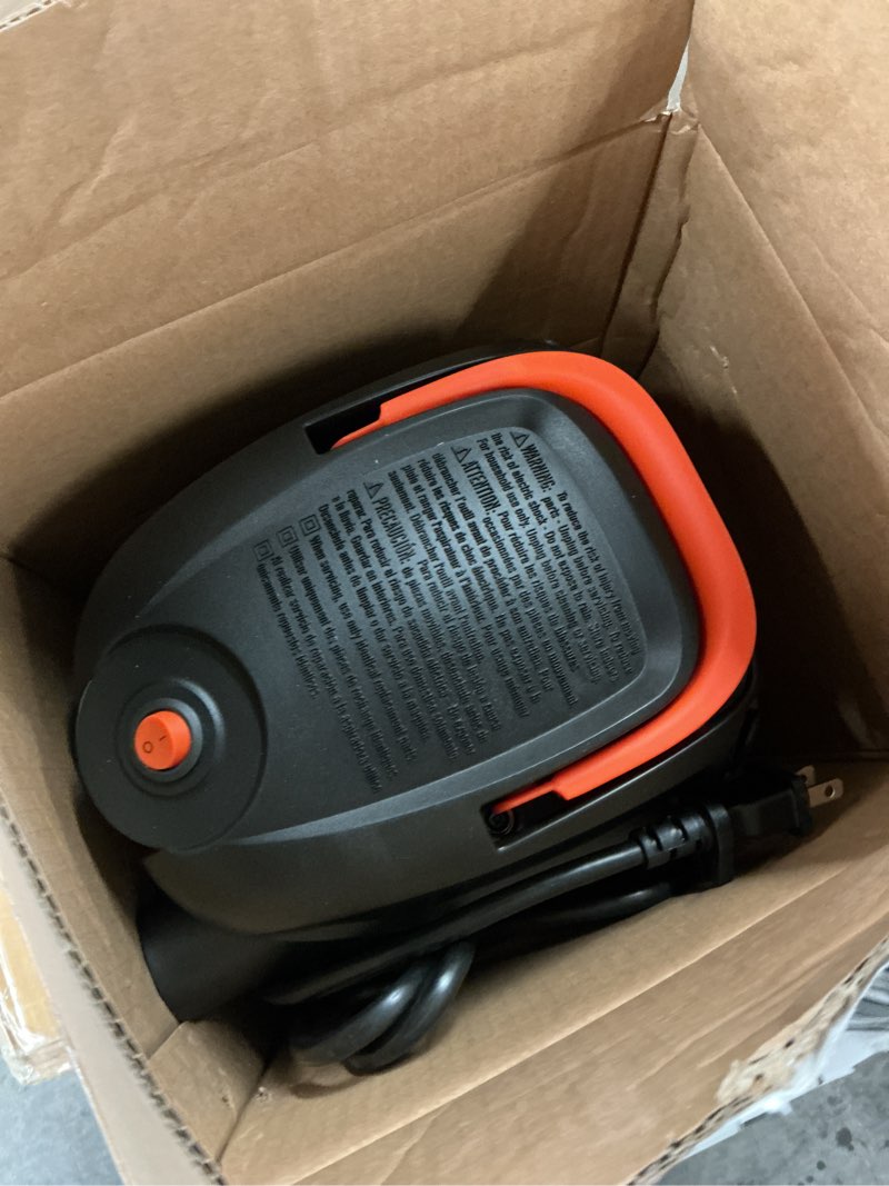 Condition photo showing As Is for Armor All® AA155 1.5-Gallon 2 Peak HP Portable Wet/Dry Vacuum, Orange 1.5 Gal Vac