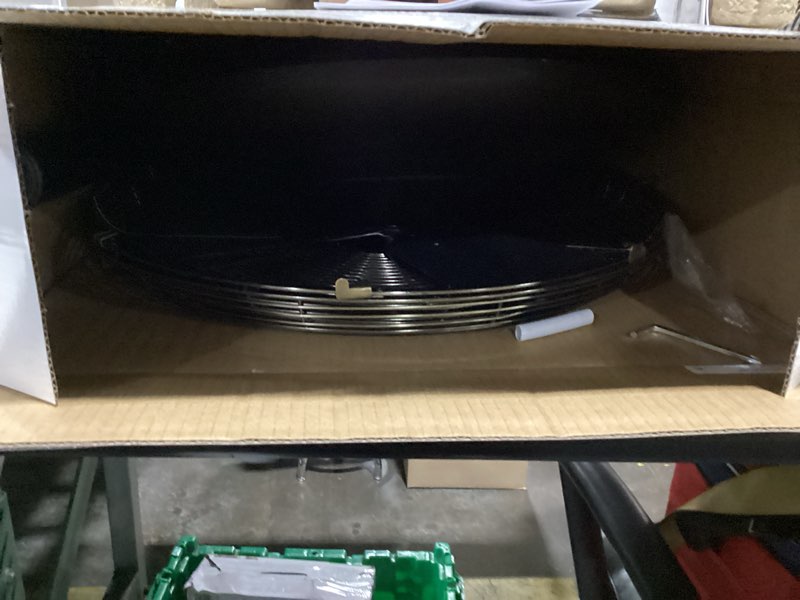 Condition photo showing New/Like New for better homes & gardens new 3 speed 16 inch vintage metal stand fan in black
