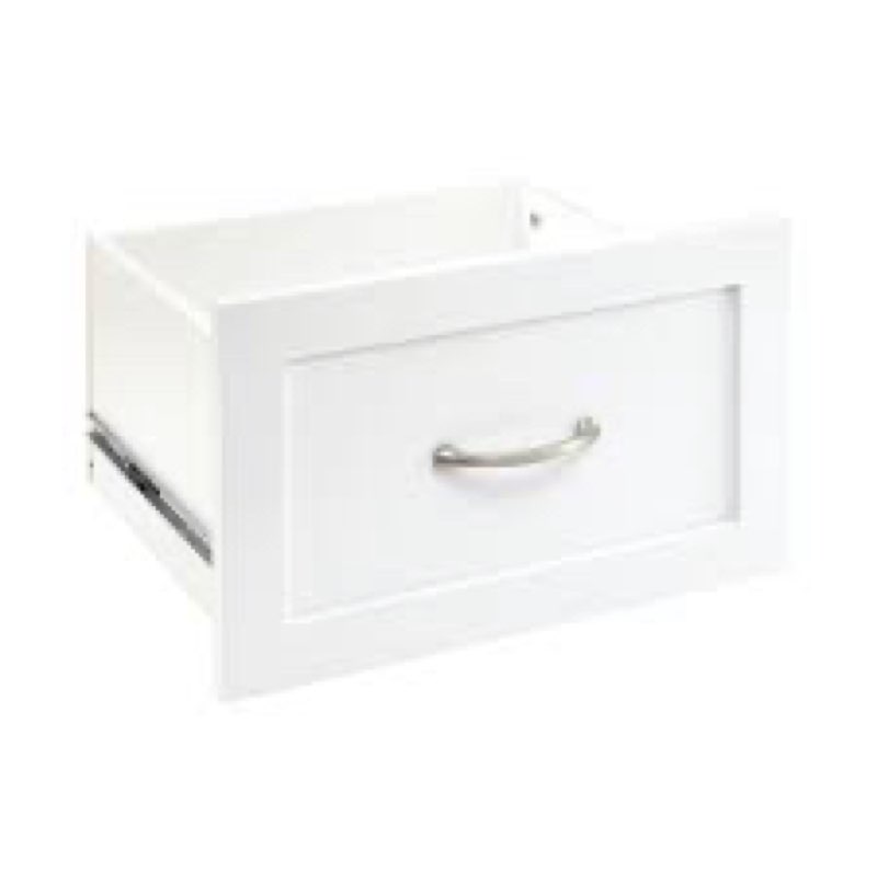 ClosetMaid Brightwood 16-in x 10-in x 13-in White Drawer Unit | 5446