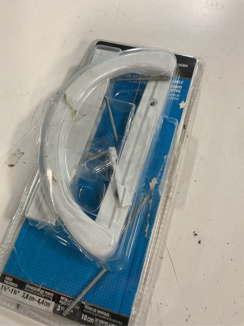 Condition photo showing As Is for wright products 3.9375-inches surface mounted sliding patio door handleset