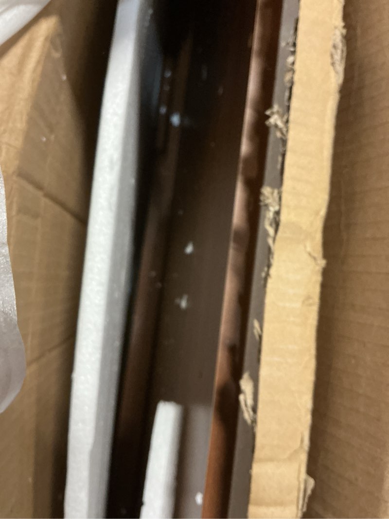 Condition photo showing Good Condition for 2-Tier Washer and Dryer Countertop with 2.75" H Guard,54" W x 27.5" D Laundry Countertop Cover with Non-Slip Pad,Large Space Laundry Topper for Folding Clothes Over Washer and Dryer-Brown 2 Tiers-54"Wx27.5"Dx12"H Brown