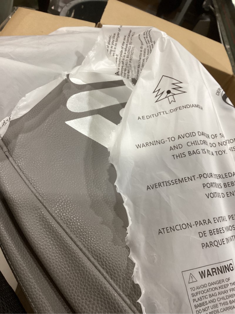 Condition photo showing Good Condition for Tennis Racket Bag Pickleball & Badminton Bags, Durable Pu Leather, Waterproof Large Capacity With Shoe Compartment For Women Men White