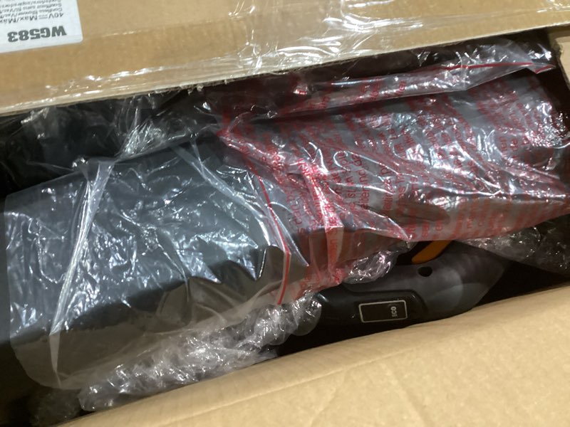 Condition photo showing New/Like New for WORX WG583 40V Cordless Leaf Blower, 3 in 1 Blowers for Lawn Care with Vacuum & Mulcher, Electric Blower with Brushless Motor & 2 Speed Control, 2 Batteries & Charger Included 210MPH 40V 3 in 1 w/(2)4.0 Ah Batteries
