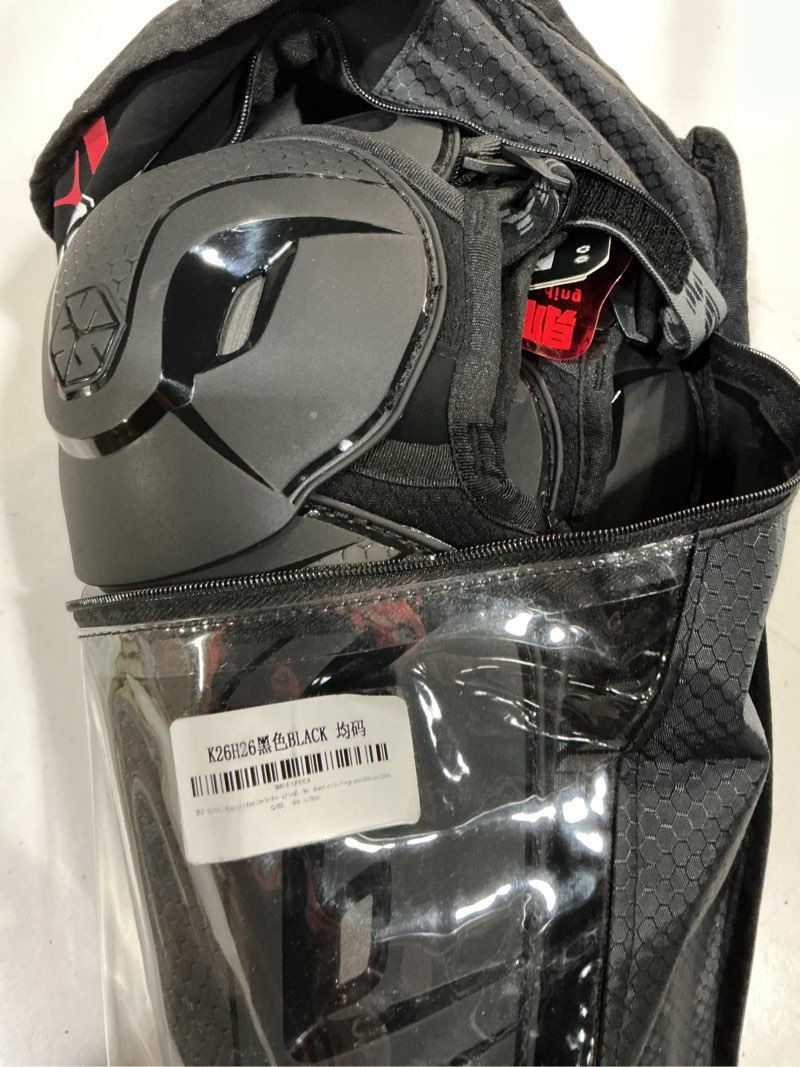 Condition photo showing New/Like New for ((size 4 ))scoyco motorcycle knee pads for men - ce level 1 motocross knee and elbow guards protective gear armor with 45°-180° knee flexibility design adjustable elastic band one
