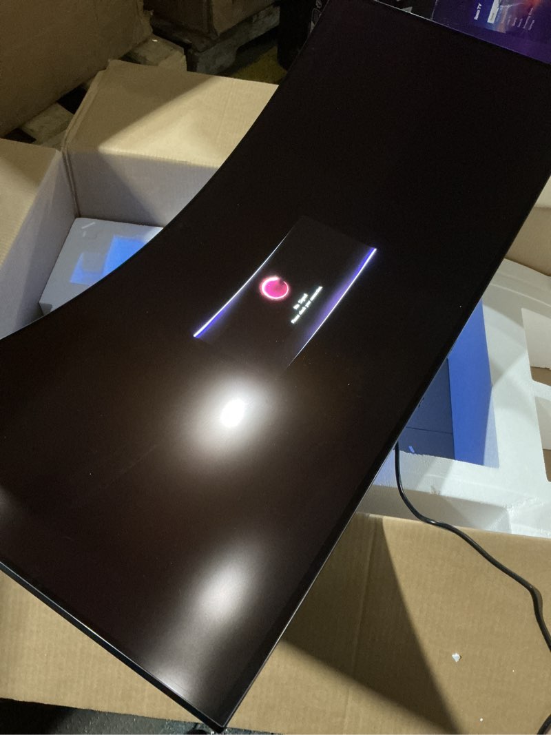 Condition photo showing Good Condition for working verified lg 45gx950a-b 45-inch ultragear 5k2k wuhd (5120 x 2160) oled curved gaming monitor, dual-mode, 165hz, 0.03ms, nvidia g-sync, amd freesync premium pro, hdr true black 400, usb type-c 90w, dp2.1 45 inch