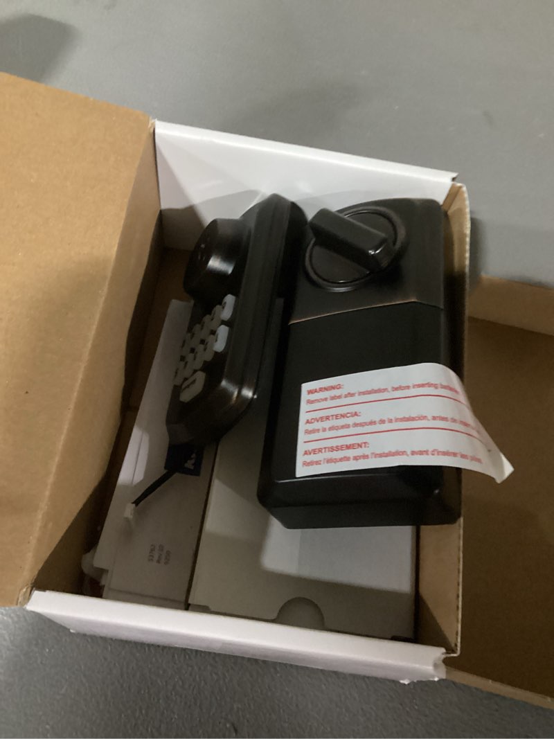 Condition photo showing Good Condition for kwikset powerbolt 250 10-button keypad matte black transitional electronic deadbolt door lock, featuring convenient keyless entry, customizable user codes and auto-locking