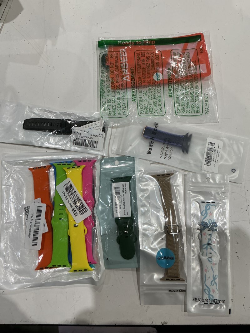 Condition photo showing As Is for assorted mens and womens watch bands 