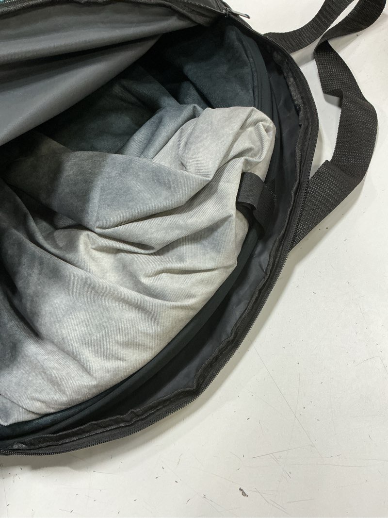 Condition photo showing As Is for kate collapsible backdrop pop up photo backdrops grey blue portable for headshot, for portrait photography, for video, 5x6.5ft cb05