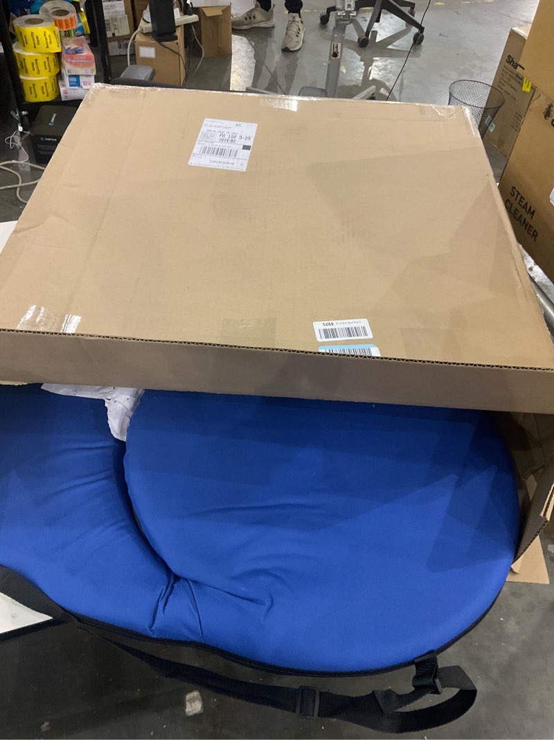 Condition photo showing As Is for Stansport Go Anywhere Chair Polyester Portable Reclining Seat Blue