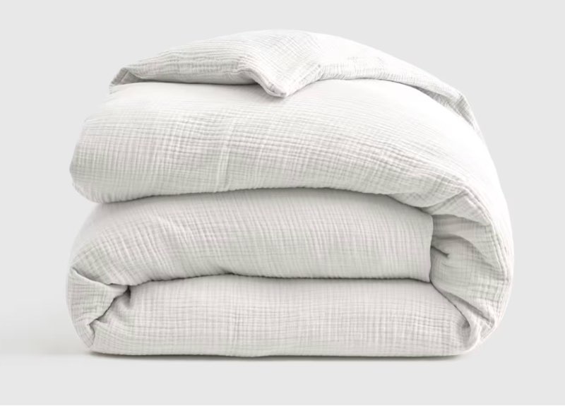Airy Gauze Duvet Cover Set King White