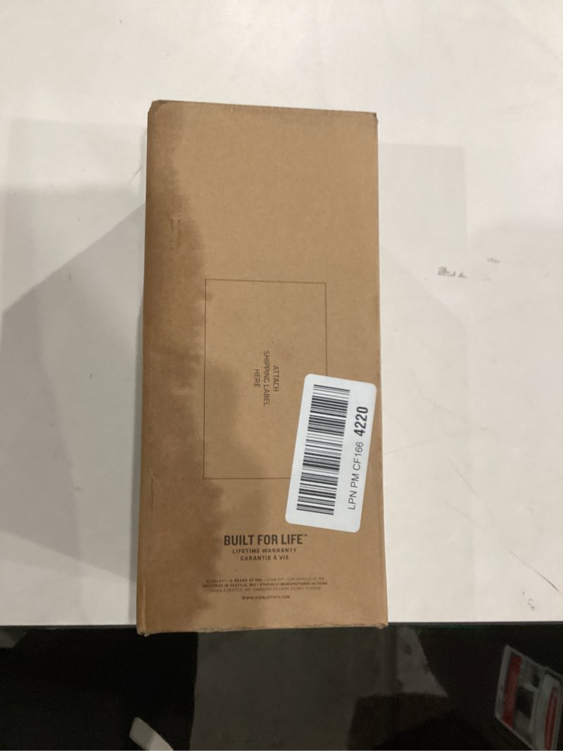 Condition photo showing New/Like New for STANLEY Quencher ProTour Flip Straw Tumbler with Leakproof Lid | Built-In Straw & Handle | Cupholder Compatible for Travel | Insulated Stainless Steel Cup | BPA-Free 30 Ounces Cream Fade