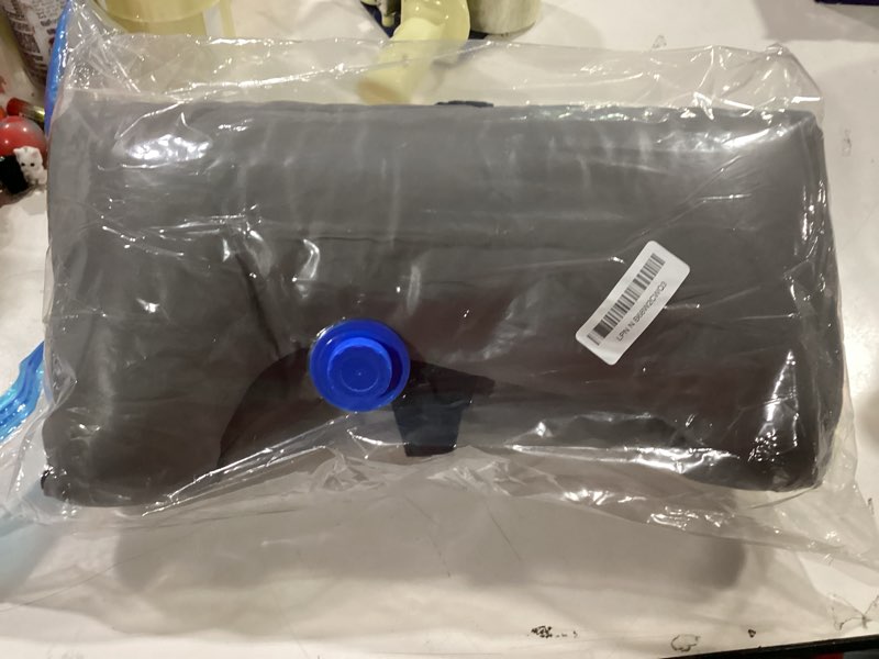 Condition photo showing As Is for MINIVON Bedside Commode Cushion, Universal Fit, Commode Seat Cushion for Elderly, Soft Seat Pad Cover Toilet Seat, Padded Camping Toilet, Commode Chair Cushion 17" x 17" with Fixing Straps