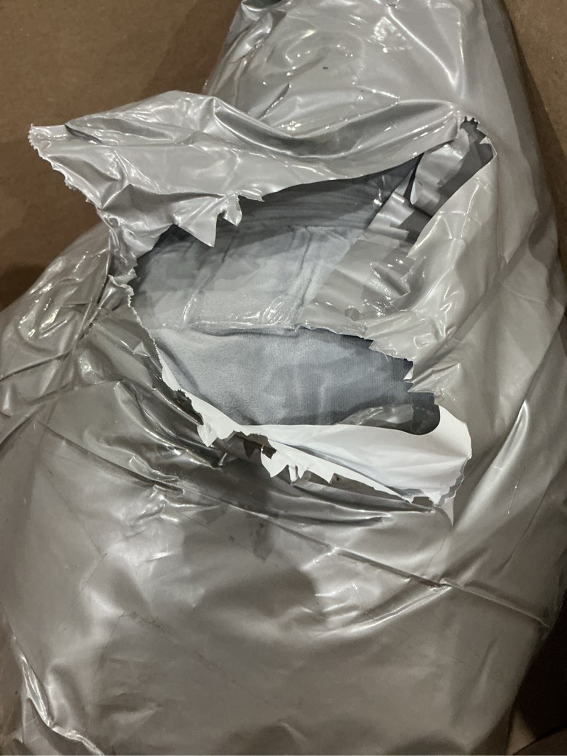 Condition photo showing As Is for momcozy pregnancy pillow, original f shaped maternity pillow for pregnant women with adjustable wedge pillow, full body support pregnancy pillows for side sleeping with velvet cover, grey gray cover: velvet,filling:polyester