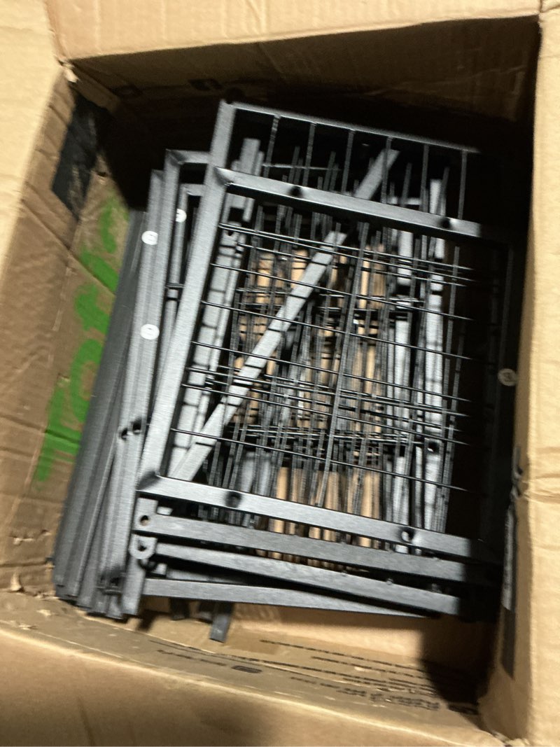 Condition photo showing As Is for Metal Plant Stand, 9 Tiers Multifunctional Plant Stands for Indoor Plants, Decorative Black Steel Plant Shelf for Indoor Patio Garden Balcony and Yard(9 Tier) (9 tiers 17 pots)