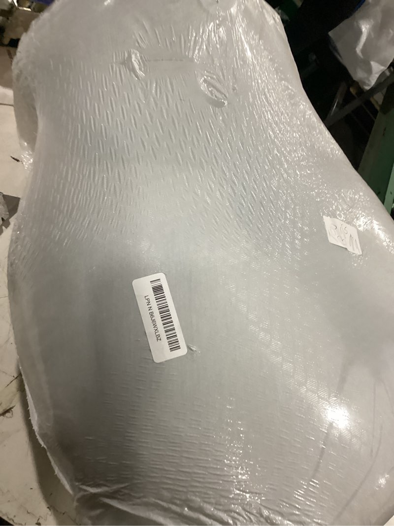 Condition photo showing As Is for momcozy j-shaped pregnancy pillow for sleeping with cooling cover, side sleeper support for belly, hip & leg, deep grey cooling fabric - deep grey