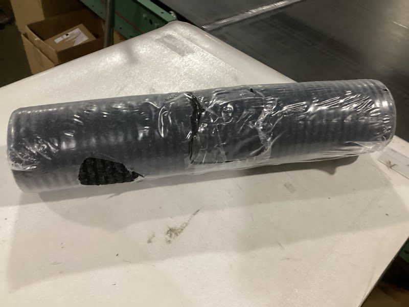 Condition photo showing Good Condition for Ottomanson 2' x 8' Hallway Runner with Scraper Pile Extra Durable Non-Slip Rug Mat for Indoor & Outdoor Use - Ideal for Kitchen, Entryway, Patio & Garage - High-Traffic Carpet, Black Black 700s Series 2' x 8' (Runner)