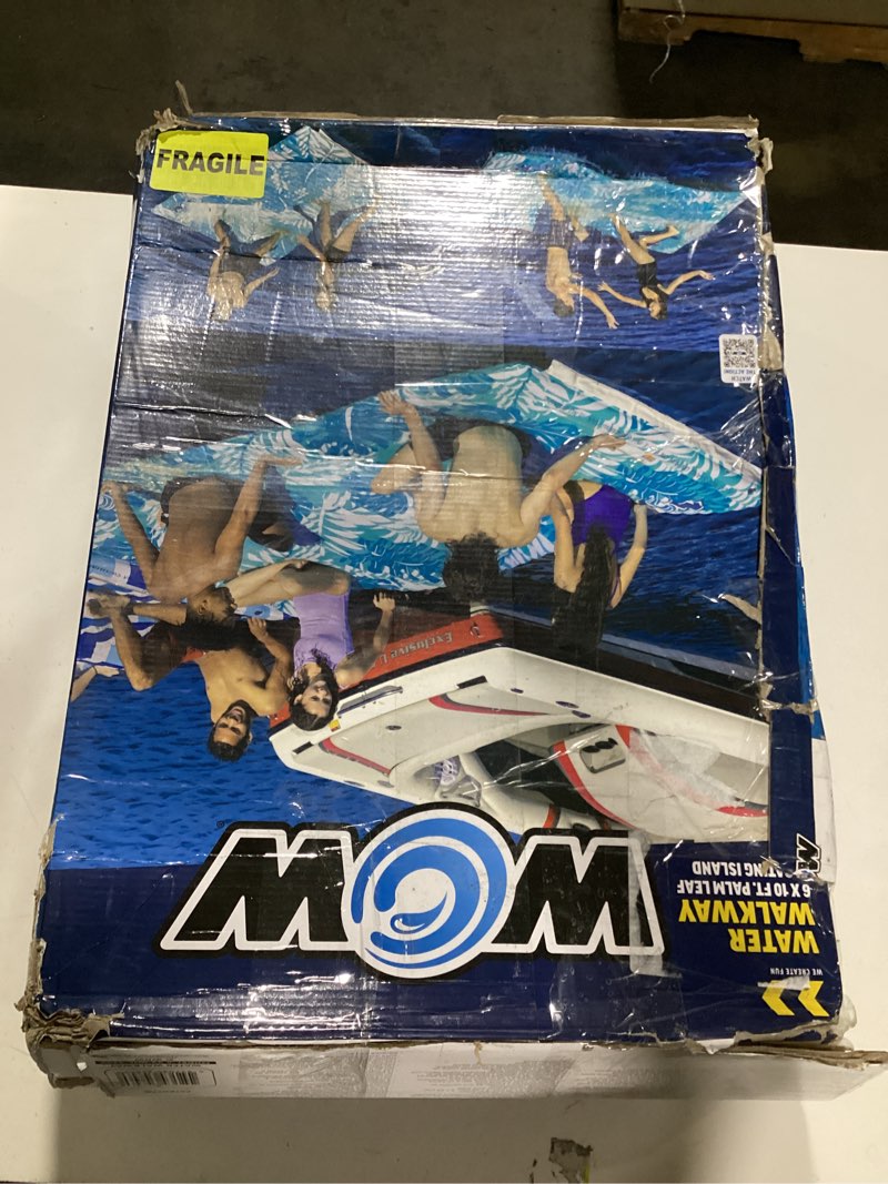 Condition photo showing Good Condition for WOW Sports Inflatable Water Walkway, Inflatable Water Mat Pool Float, Ideal for Kids and Adults, 10 x 6 Feet