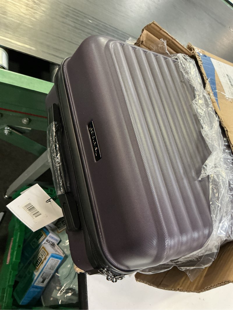 Condition photo showing Good Condition for travelhouse hardshell carry on luggage 20" lightweight hardside suitcase with spinner wheels.(purple)