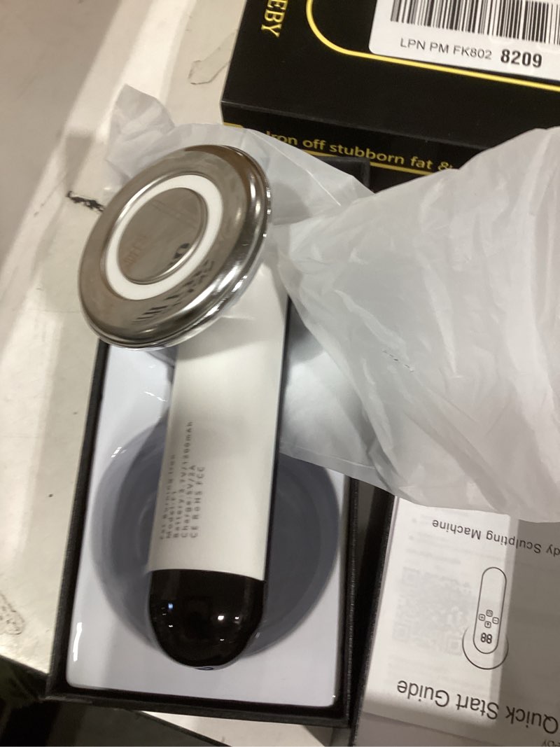 Condition photo showing As Is for Body Sculpting Machine - Professional Handheld Cordless Cellulite Massager - Suitable for Belly, Neck, Legs, Hip, Arms