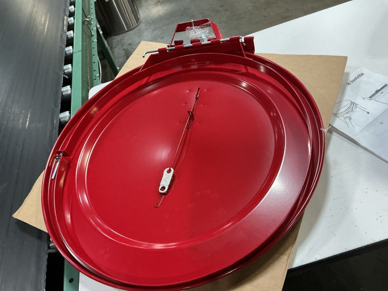 Condition photo showing Good Condition for justrite 26750 55 gallon drum cover
