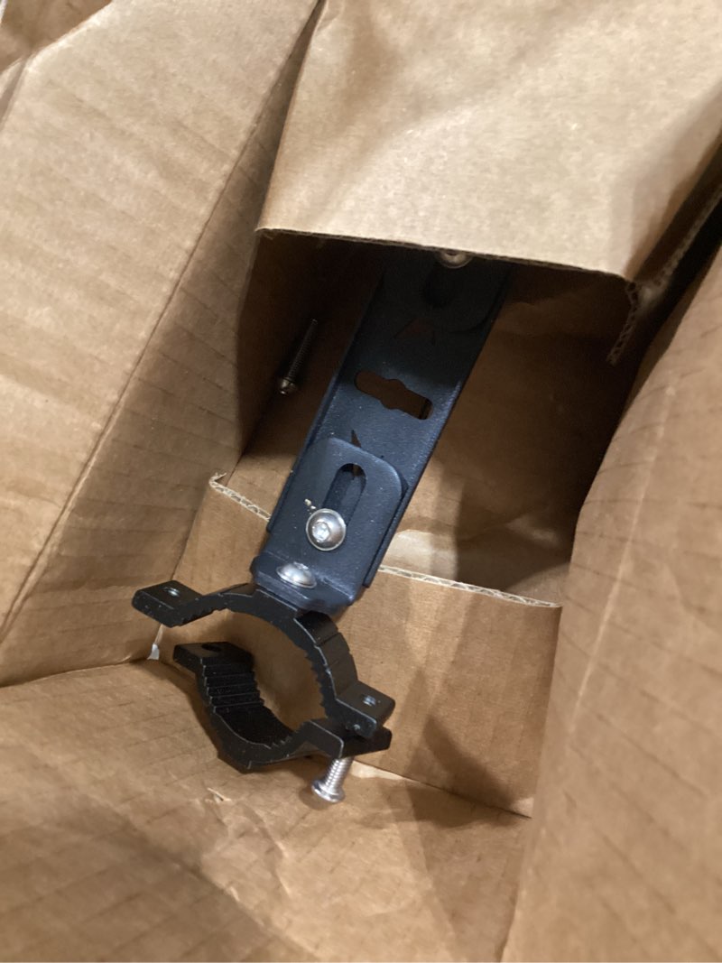 Condition photo showing As Is for windance adjustable front fork light mounting bracket multi-functional clamp expansion mounting holder for motorcycle scooter e-bike atv dirt pit bike (30-56mm/1.18-2.20inch)