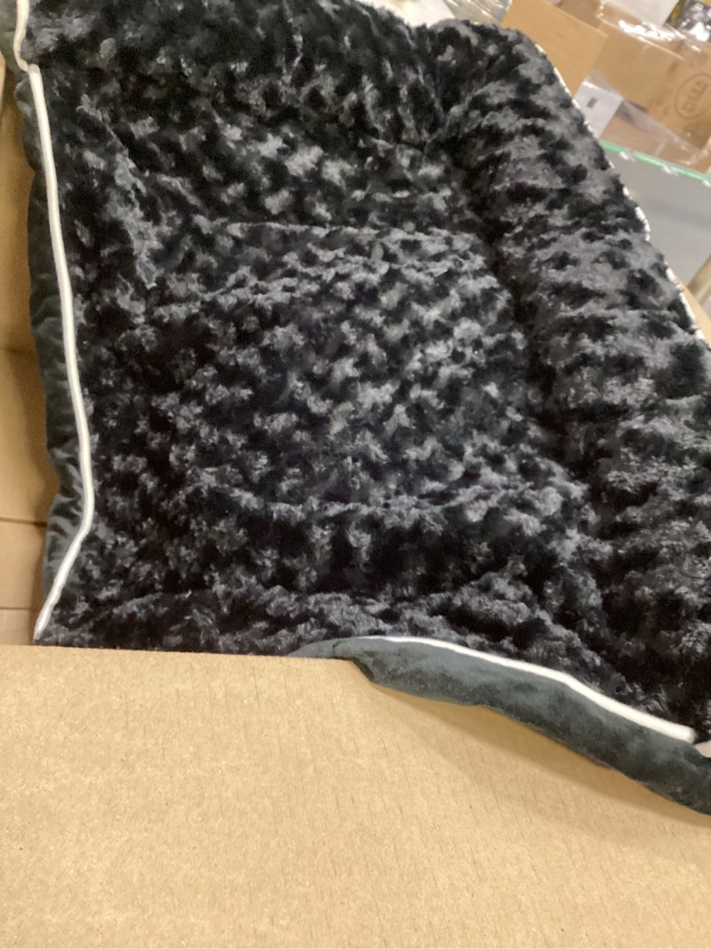 Condition photo showing Good Condition for (Similar) Orthopedic Dog Bed for Large Size Medium Dog, Dogs Crate Bed, Shaped Foam Anti-Slip Bottom Pet Cat Sofa with Washable Removable Cover, Suitable for Pet Up to 100 lbs,  inch, Black