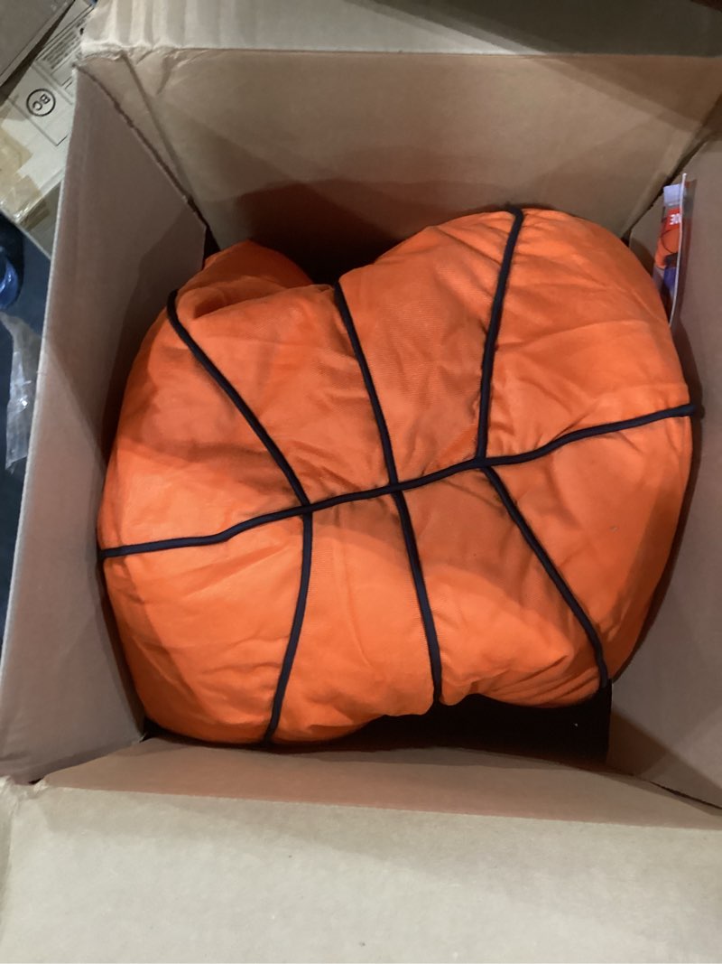 Condition photo showing New/Like New for Big Joe Sports Ball Child-Sized Bean Bag Chair, Basketball Plush, Soft Polyester, 2.5 feet Basketball Single Sports Balls