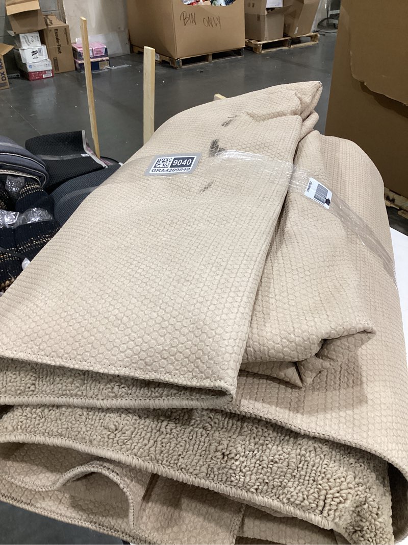 Condition photo showing As Is for 8x10 area rugs for living room bedroom: ultra soft fluffy shag rug upgrade non-slip non-shedding large fuzzy plush carpet indoor floor carpets for kids room playroom nursery dorms home decor beige beige 8' x 10' (rectangular)