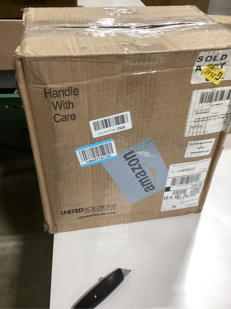 Condition photo showing Good Condition for Rubbermaid 6-Pack Heavy Duty Durable 3 GAL Totes for Storage with Snap Lids and Handles, Plastic Sto