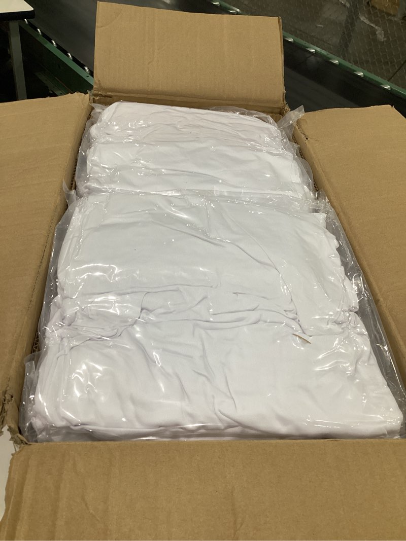 Condition photo showing Good Condition for VEVOR 100 Pcs White Chair Covers Polyester Spandex Chair Cover Stretch Slipcovers for Wedding Party Dining Banquet Flat-Front Chair Covers 100PCS White-a