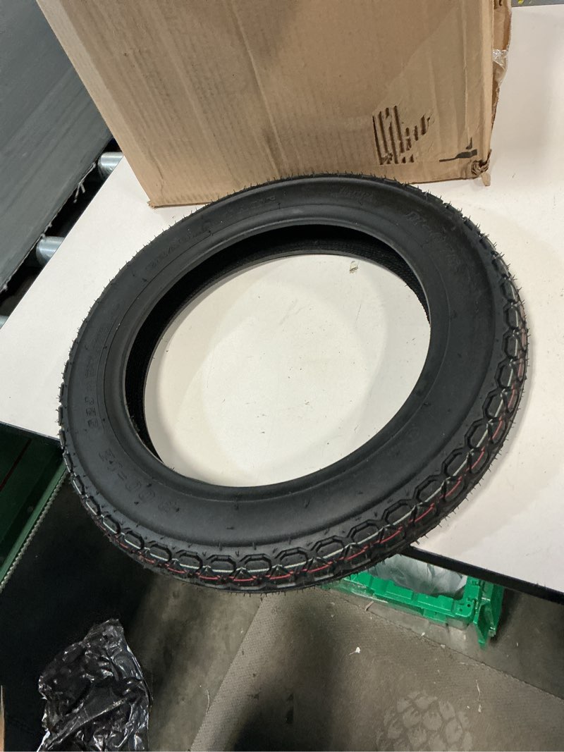 Condition photo showing Good Condition for 3.00-12 dirt bike street tire and tube compatible with 80/100-12