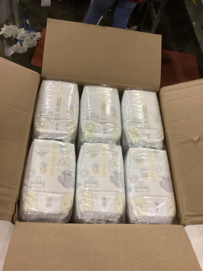 Condition photo showing New/Like New for Pampers Swaddlers Diapers, Size 1 (8-14 lbs), 198 Count, Absorbent, Keeps Baby Dry and Comfortable, Skin Safe Disposable Baby Diaper (Packaging May Vary)