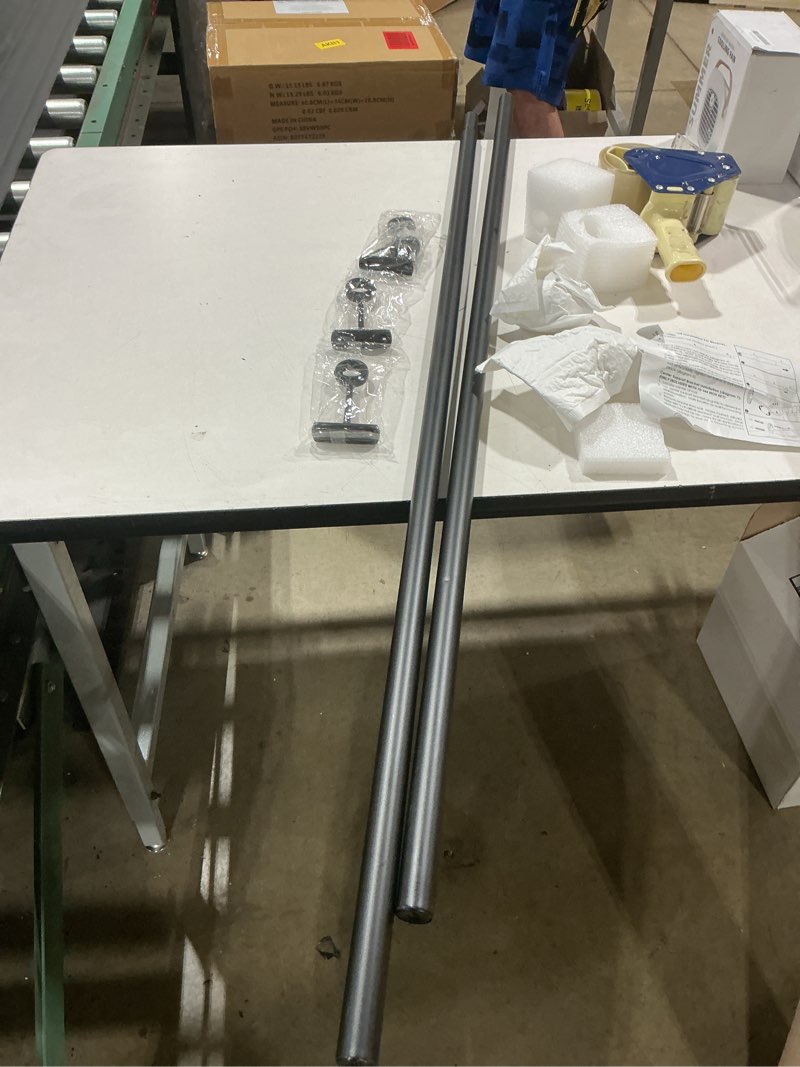 Condition photo showing Good Condition for black curtain rod curtain rods for windows  heavy duty adjustable curtainblack