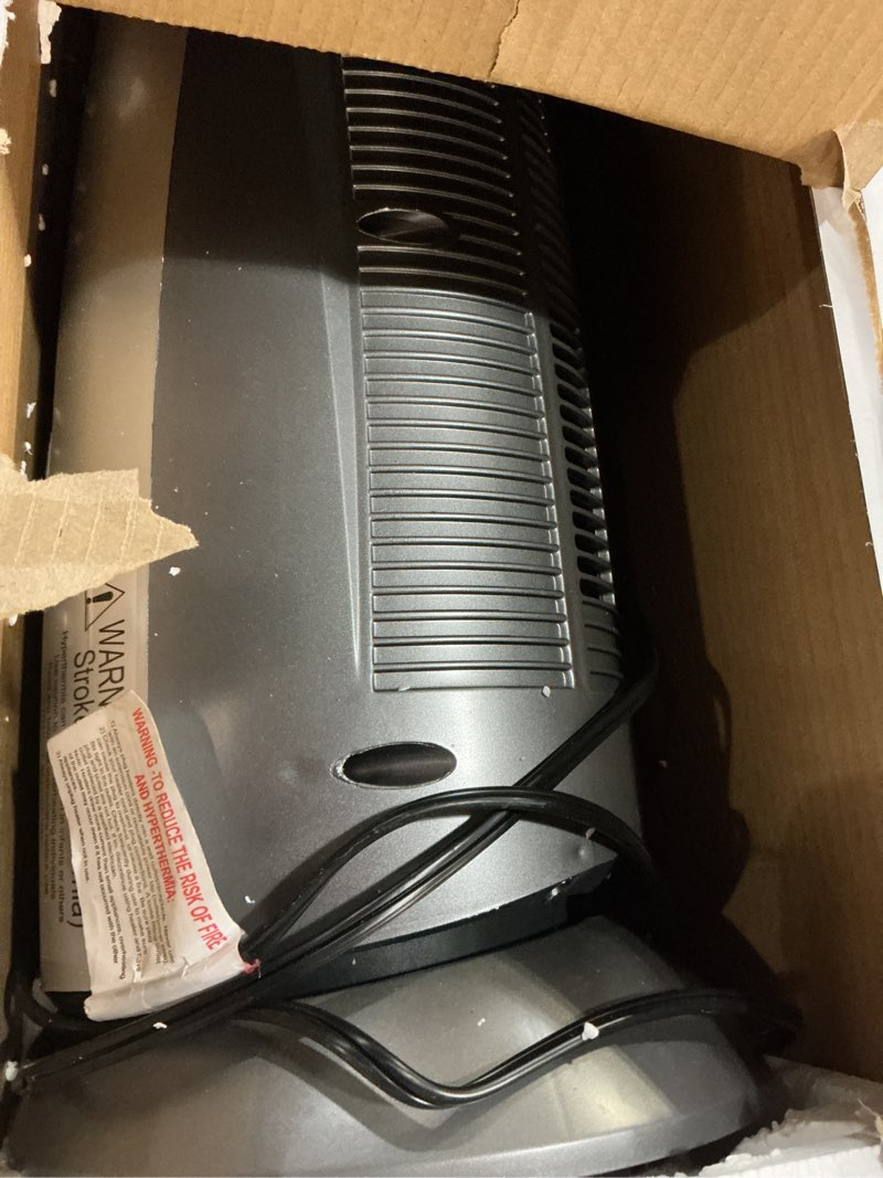 Condition photo showing Good Condition for Comfort Zone 1500W Oscillating Ceramic Tower Space Heater – Portable Electric Heater, Digital Display, Remote Control, 80° Oscillation & 12H Timer – Tip-Over & Overheat Protection for Home & Bedroom