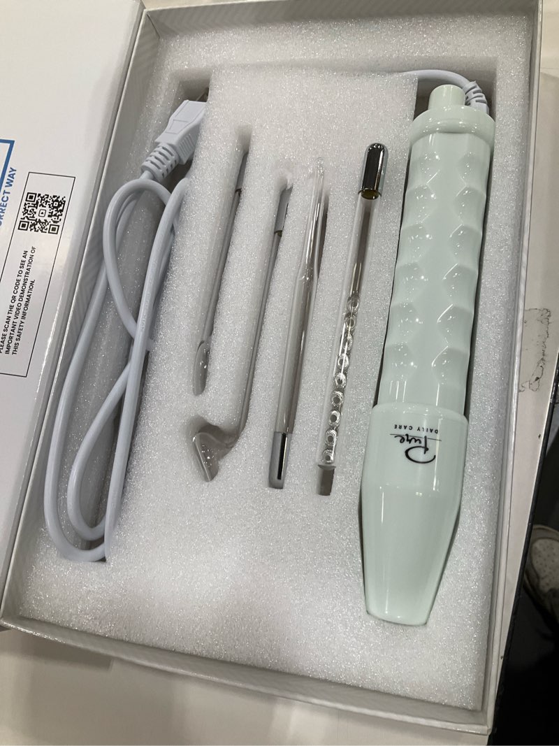 Condition photo showing Good Condition for Pure Daily Care NuDerma Handheld Skin Therapy Wand Machine w/Neon – Anti-Aging - Skin Tightening - Wrinkle Reducing - Dark Circles – Clarifying - Hair & Scalp Stimulator 1 Count (Pack of 1)