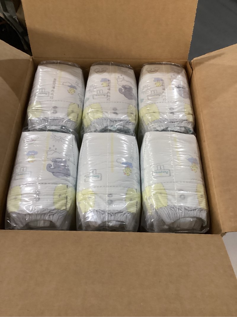 Condition photo showing New/Like New for Pampers Swaddlers Diapers Size 1  198 Count (Select for More Options)